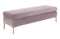 Delilah Textured Velvet Bench