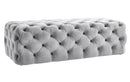 Kaylee Jumbo Velvet Ottoman