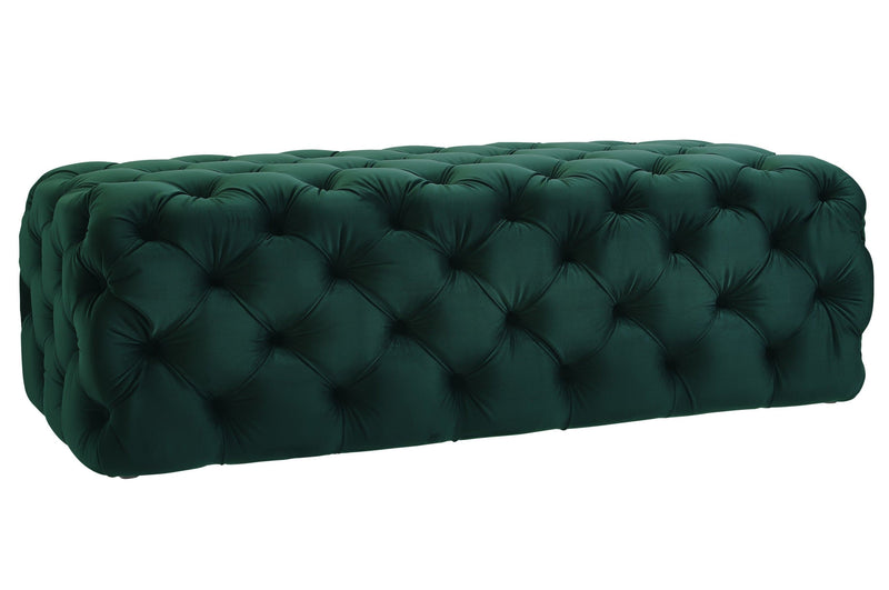 Kaylee Jumbo Velvet Ottoman