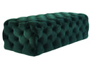 Kaylee Jumbo Velvet Ottoman