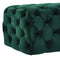 Kaylee Jumbo Velvet Ottoman