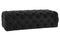 Kaylee Jumbo Black Velvet Ottoman - hollywood-glam-furnitures
