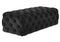 Kaylee Jumbo Black Velvet Ottoman - hollywood-glam-furnitures