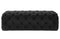 Kaylee Jumbo Black Velvet Ottoman - hollywood-glam-furnitures