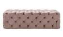 Kaylee Jumbo Velvet Ottoman