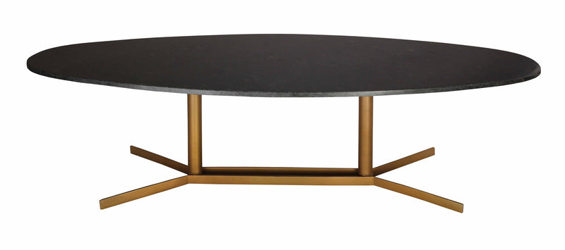 Gemma Black Marble Coffee Table - hollywood-glam-furnitures