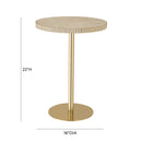 Fiona Marble Side Table