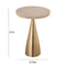 Celeste Ribbed Side Table