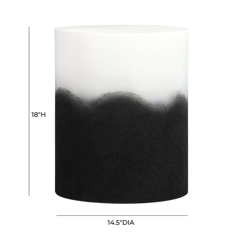 Matra Black and White Side Table