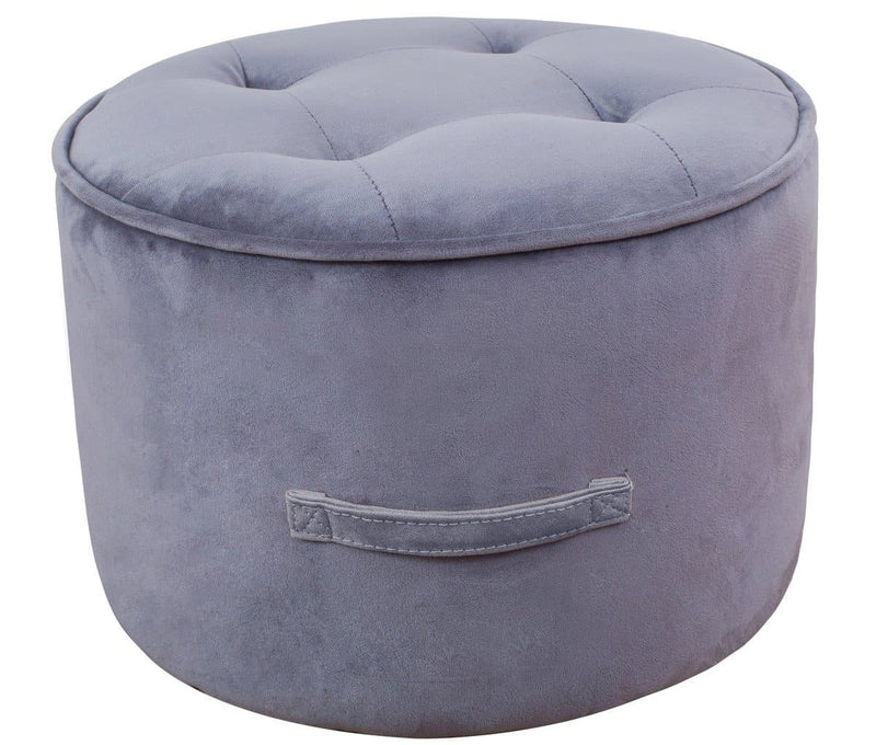 Luna Velvet Ottoman