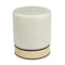 Ivy Velvet Ottoman