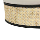 Ivy Velvet Ottoman