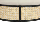 Ivy Velvet Ottoman