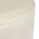 Ivy Velvet Ottoman