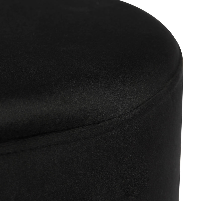 Ivy Velvet Ottoman