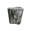 Slab Grey/Blush Faux Marble Short Side Table