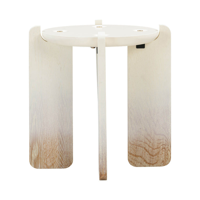 Gloria Cream Oak Side Table