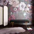 Brno Black Velvet Bench - hollywood-glam-furnitures