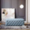 Kaylee Jumbo Velvet Ottoman