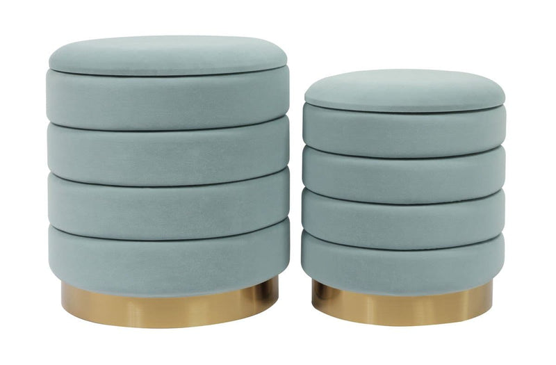 Nora Storage Ottomans - Set of 2