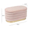 Lillian Velvet Storage Bench