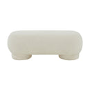 Mara Vegan Shearling Ottoman