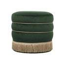 Lakka Velvet Ottoman