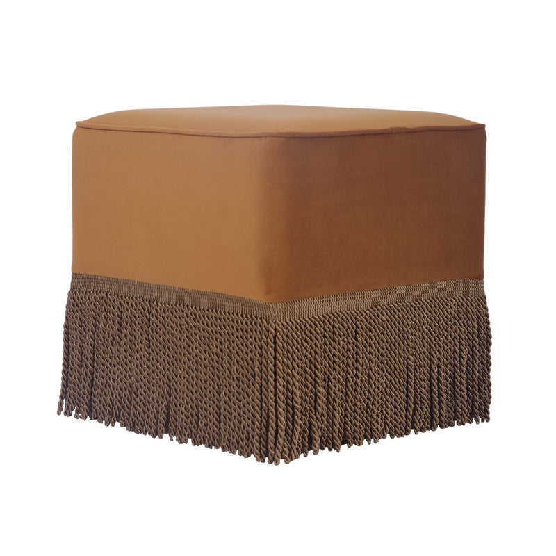 Fenn Velvet Ottoman