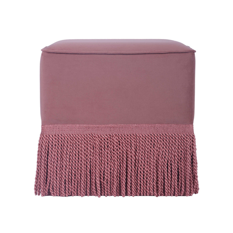 Fenn Velvet Ottoman