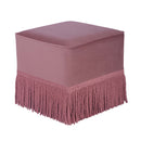 Fenn Velvet Ottoman