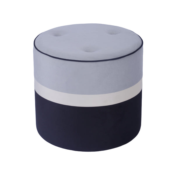 Klondike Velvet Ottoman