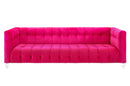 Bea Pink Velvet Sofa - hollywood-glam-furnitures