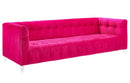 Bea Pink Velvet Sofa - hollywood-glam-furnitures