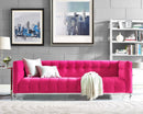 Bea Pink Velvet Sofa - hollywood-glam-furnitures