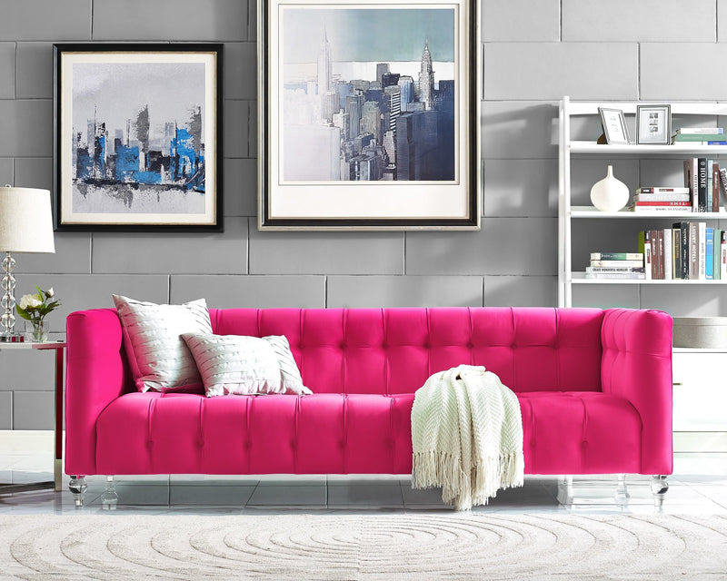 Bea Velvet Sofa – Hollywood Glam Furnitures - Main Image