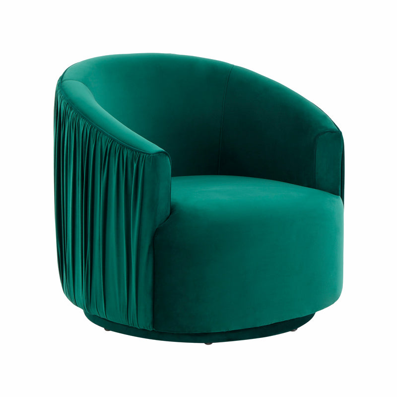 London Pleated Swivel Chair