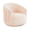 London Pleated Swivel Chair