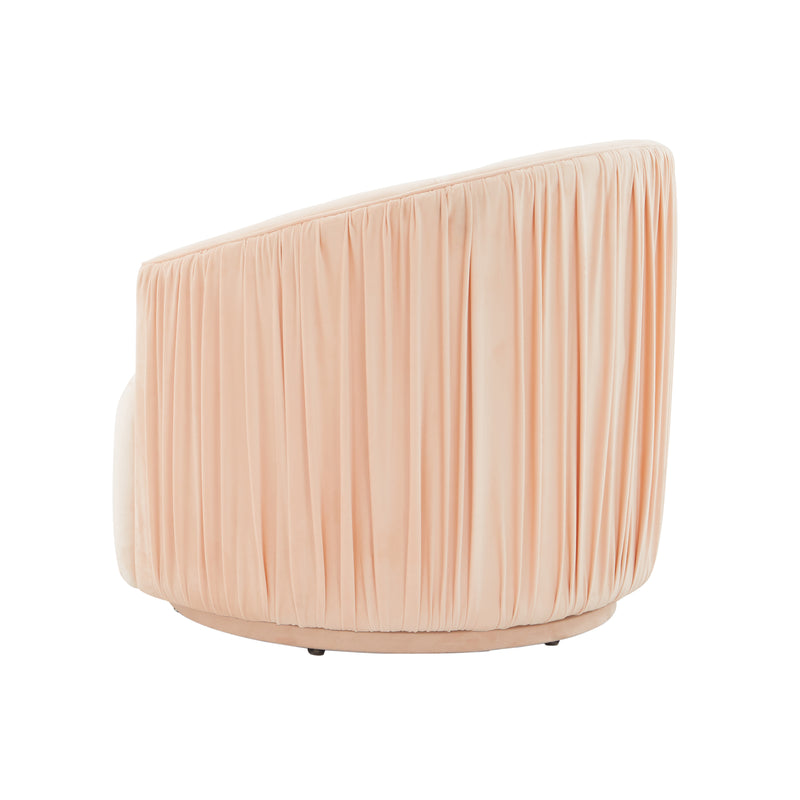 London Pleated Swivel Chair