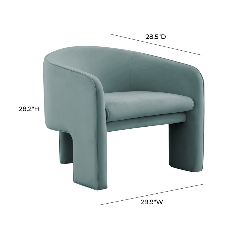 Marla Velvet Accent Chair