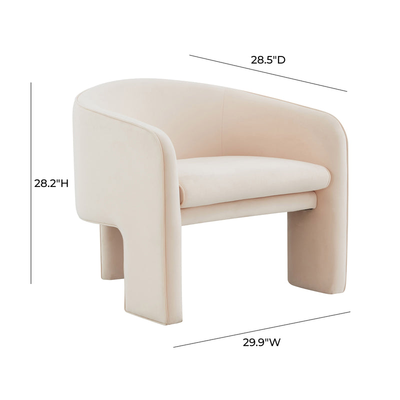Marla Velvet Accent Chair
