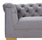 Farah Grey Velvet Sofa - hollywood-glam-furnitures