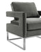 Avery Grey Velvet Chair