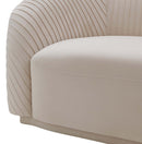 Yara Pleated Velvet Sofa