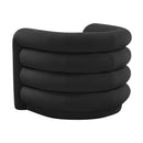 Curves Velvet Lounge Chair
