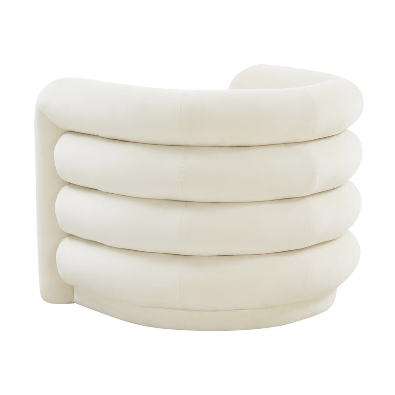 Curves Velvet Lounge Chair