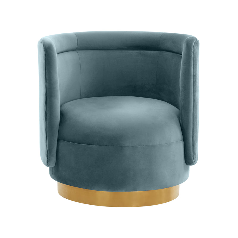 Remy Velvet Swivel Chair