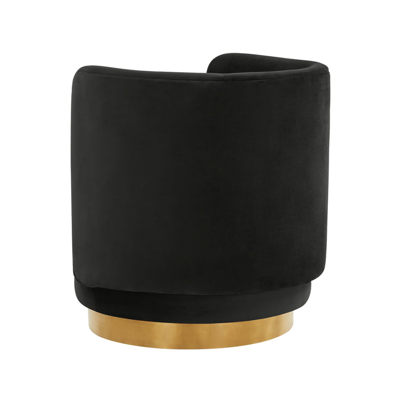 Remy Velvet Swivel Chair