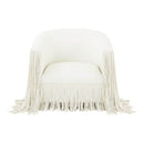 Shag Me Vegan Leather Swivel Chair