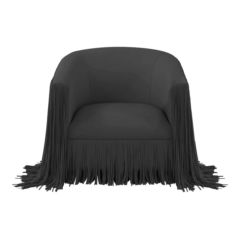 Shag Me Vegan Leather Swivel Chair