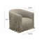 Shag Me Vegan Leather Swivel Chair